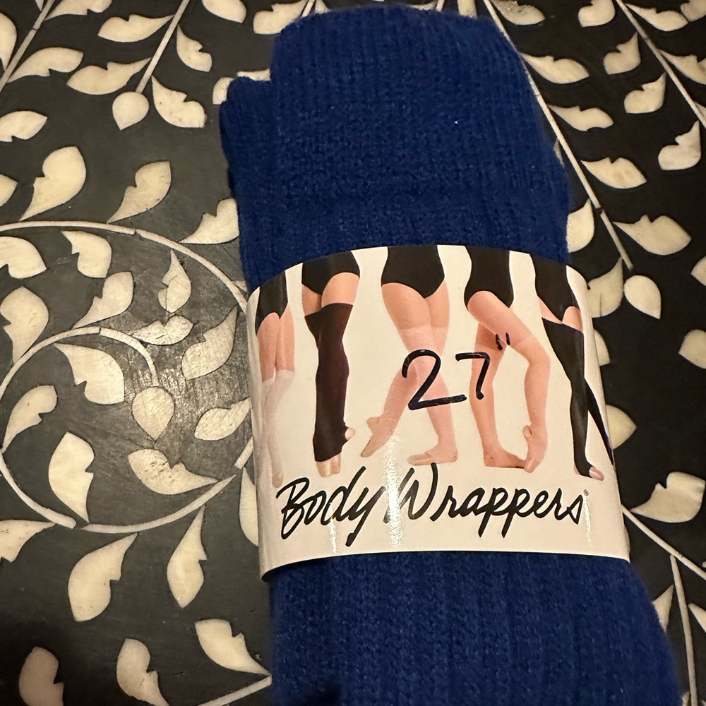 Leg warmers. Color: Navy Blue